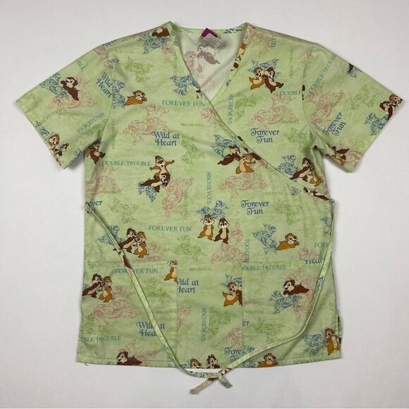 Disney Tops - Disney Chip and Dale Scrub Shirt